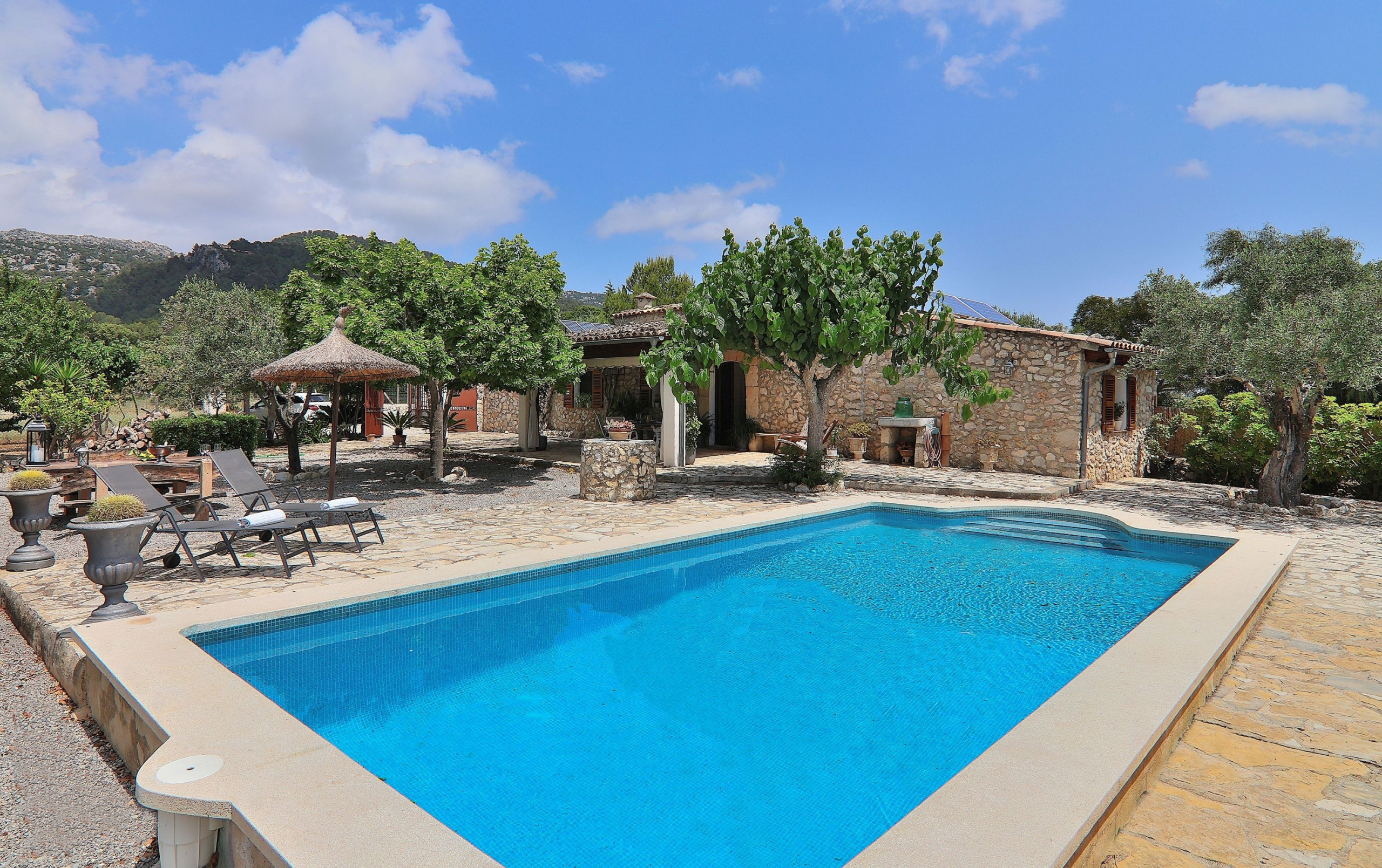 Finca, Natur, Urlaub, Sommer, Schwimmbad, Garten.