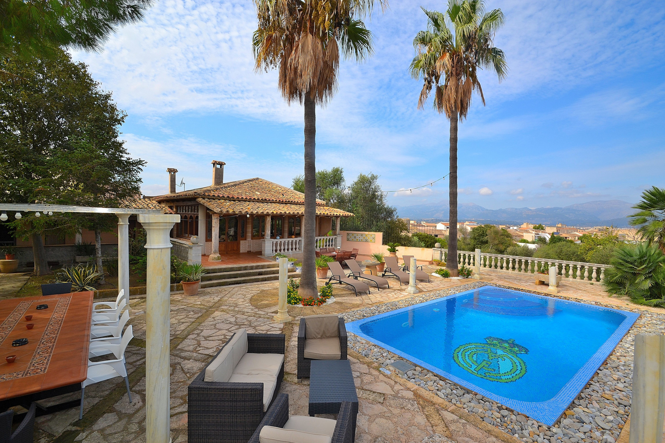 Schwimmbad, Terrasse, Aussicht, Meer, Ruhe
