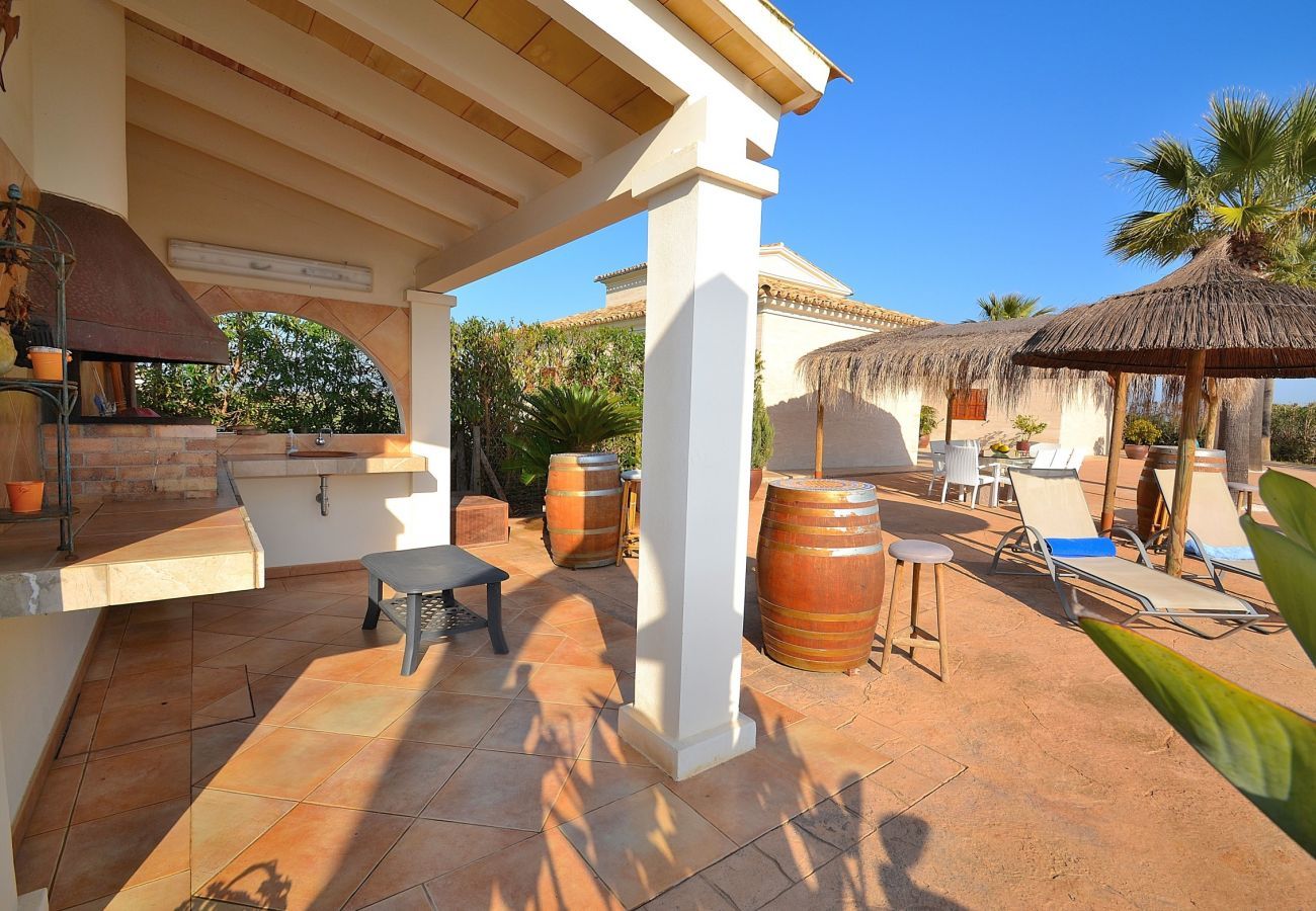 Foto des Badezimmers vom Ferienhaus von Muro Mallorca