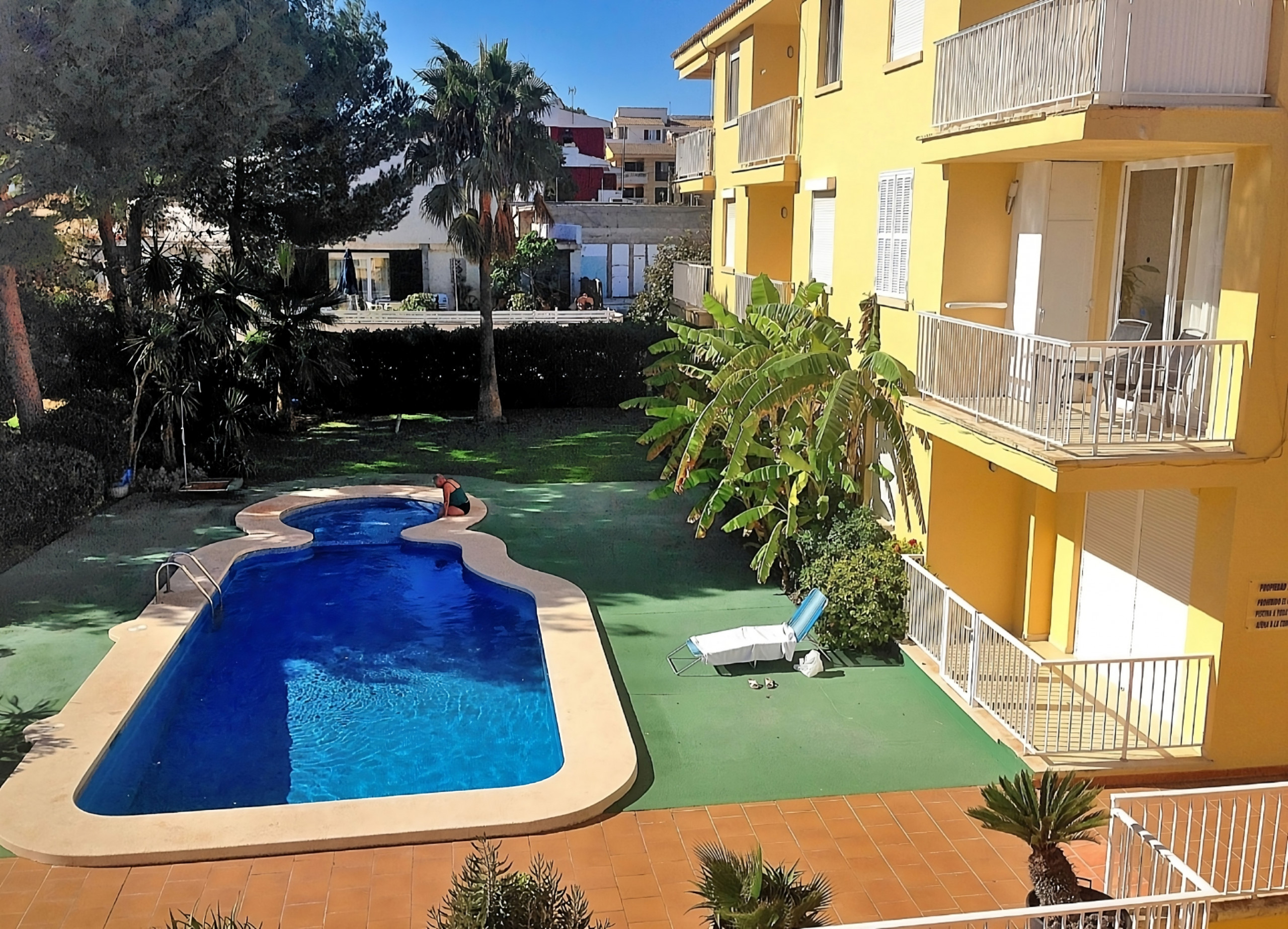 Casa vacacional con piscina