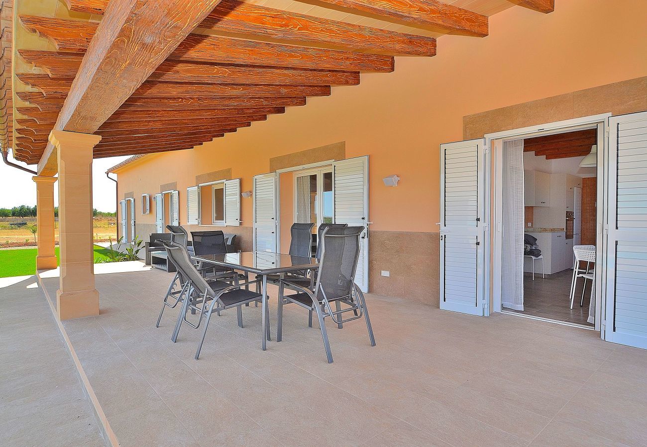 terrasse, vacances, été, villa, domaine 