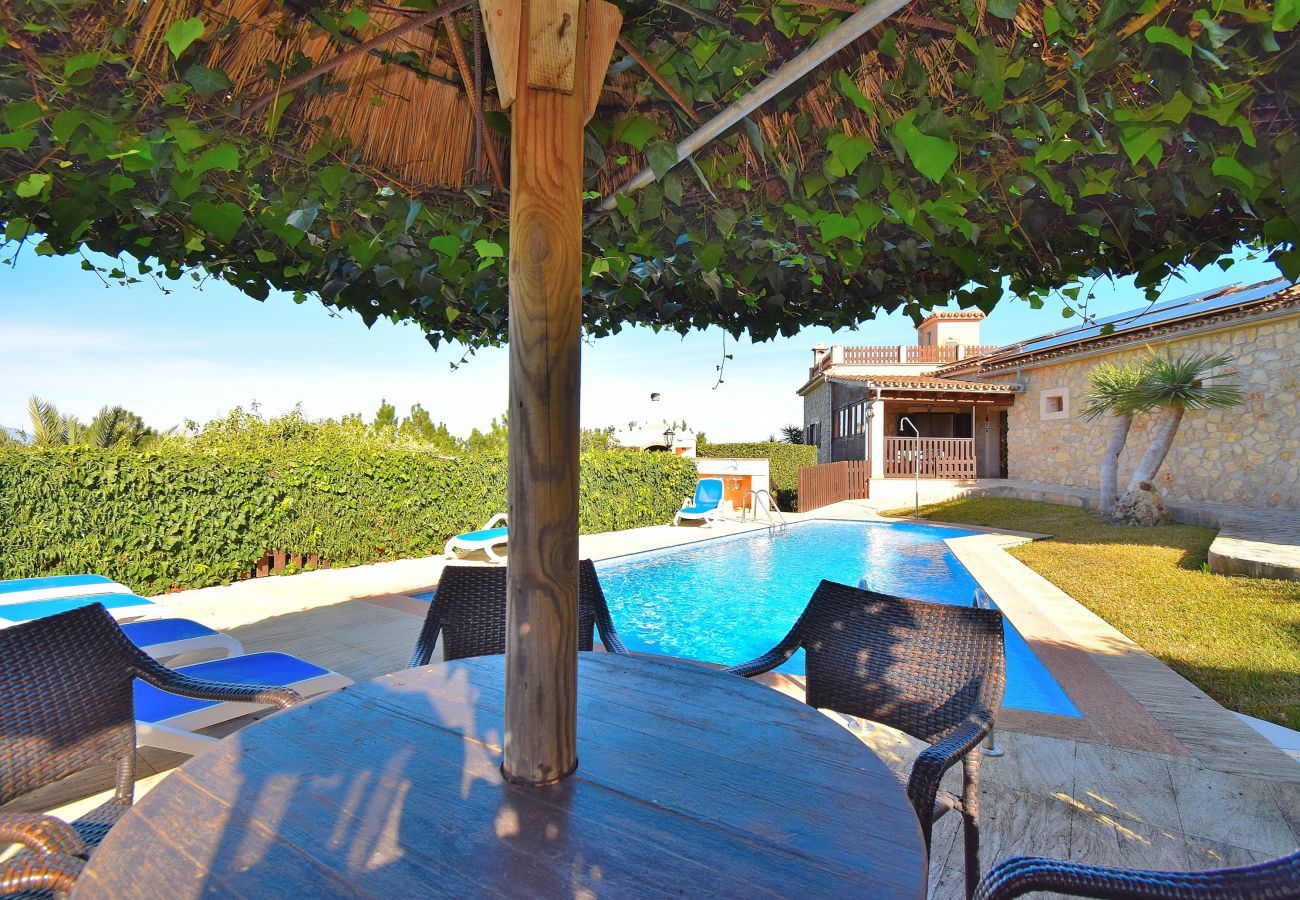 piscine, mallorca, finca, maison de vacances, jardin