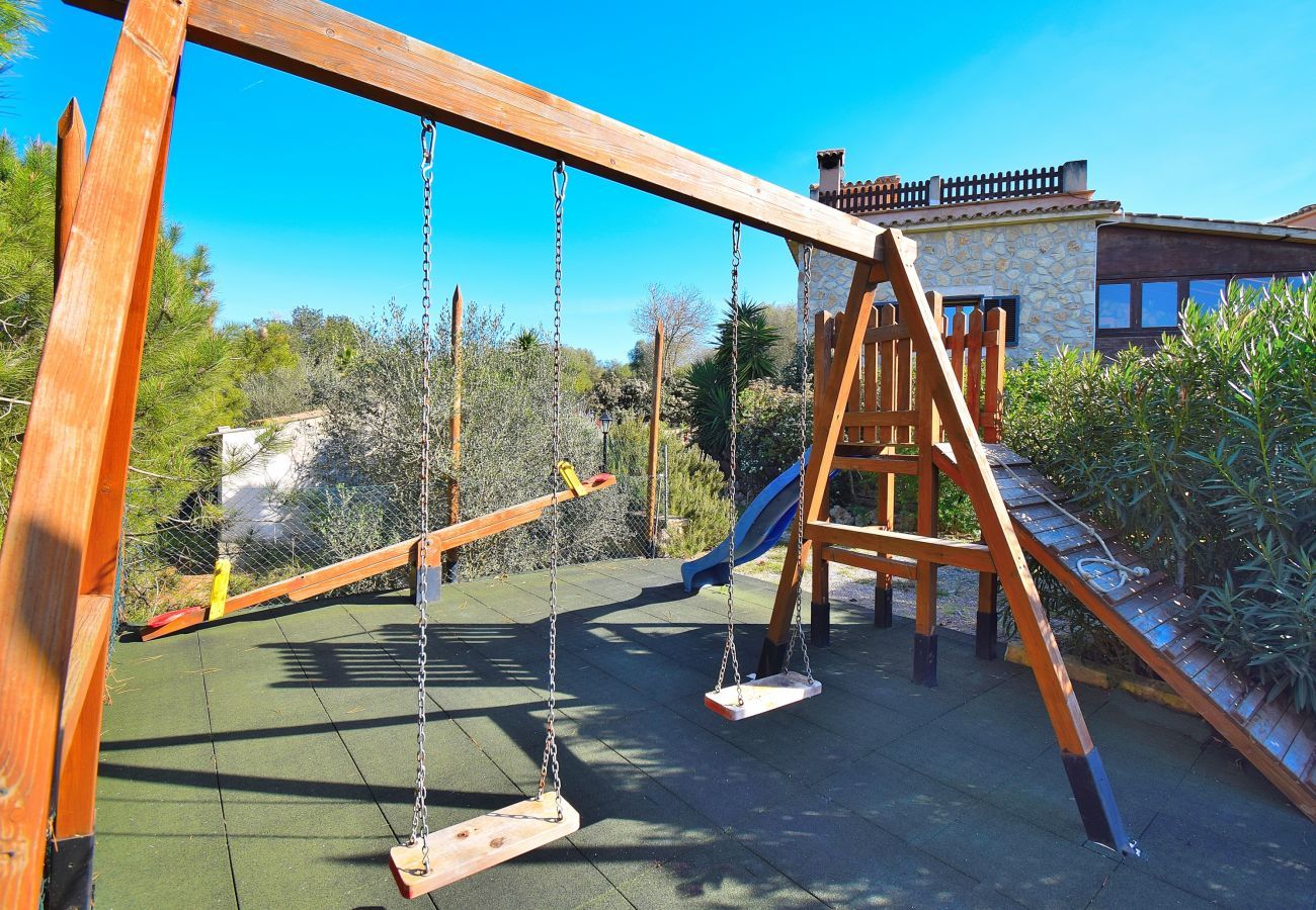 finca de vacances, Majorque, aire de jeux pour enfants