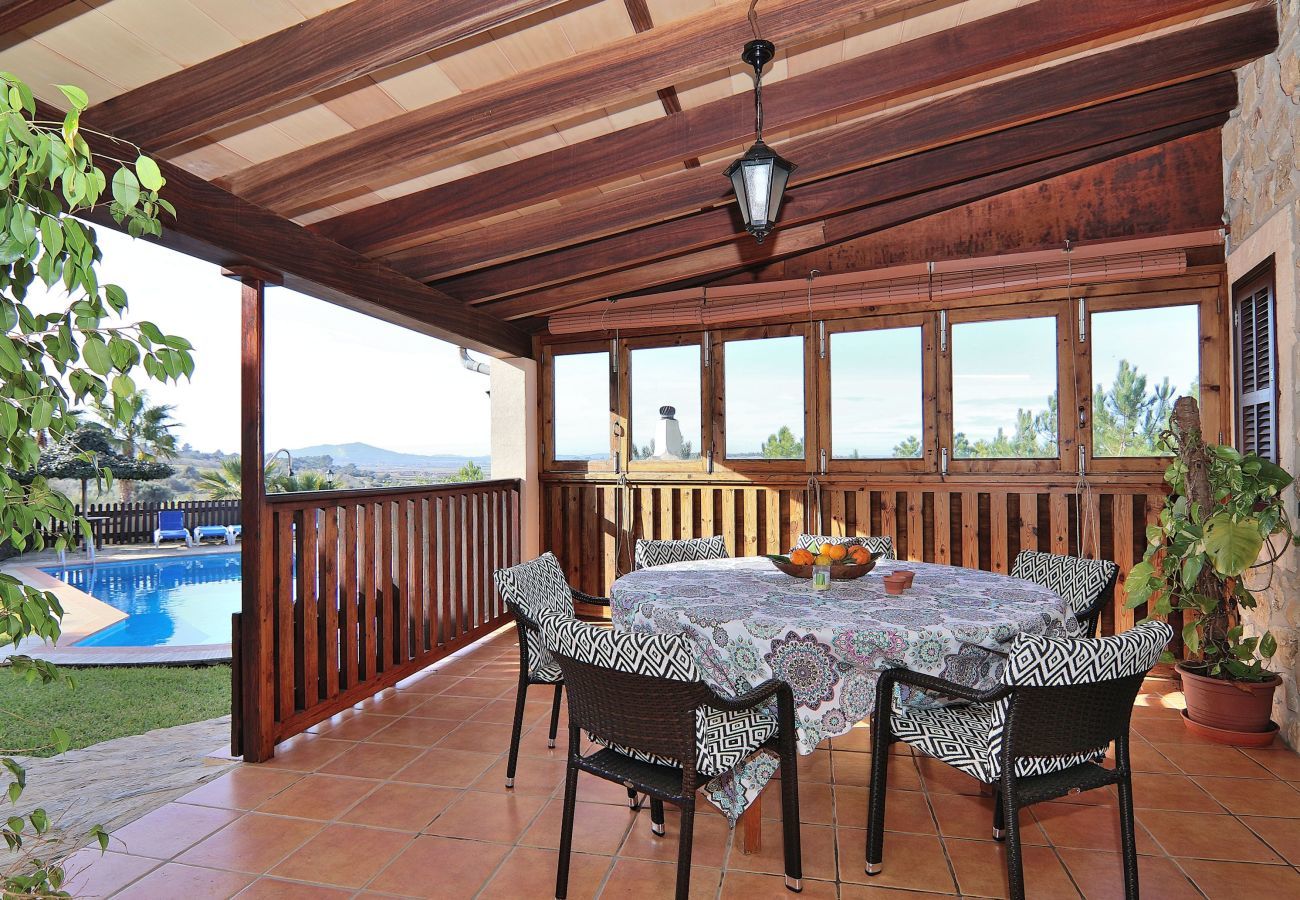 terrasse, finca, villa, Majorque, jardin, piscine, villa, Mallorca