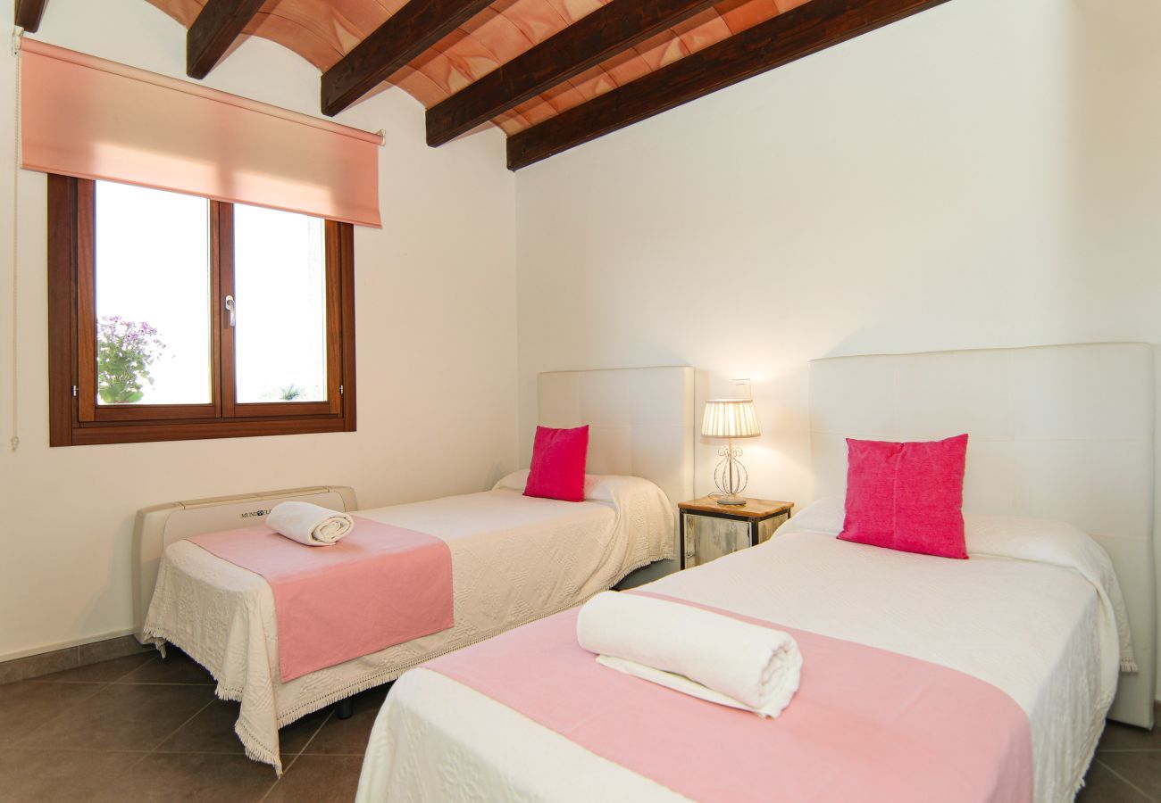 villa rustique, spacieuse, mallorca, Sineu, maison de vacances