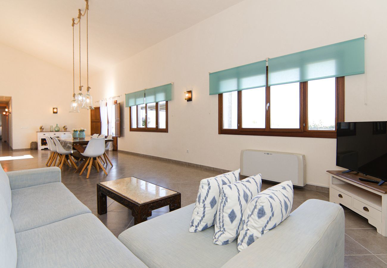 villa, spacieuse, piscine, jardin, terrasse