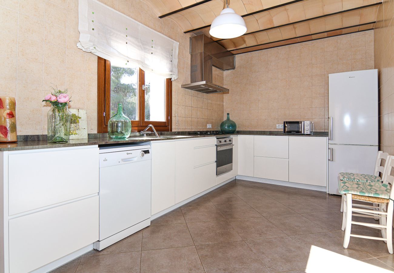 villa, cuisine, équipements, vues