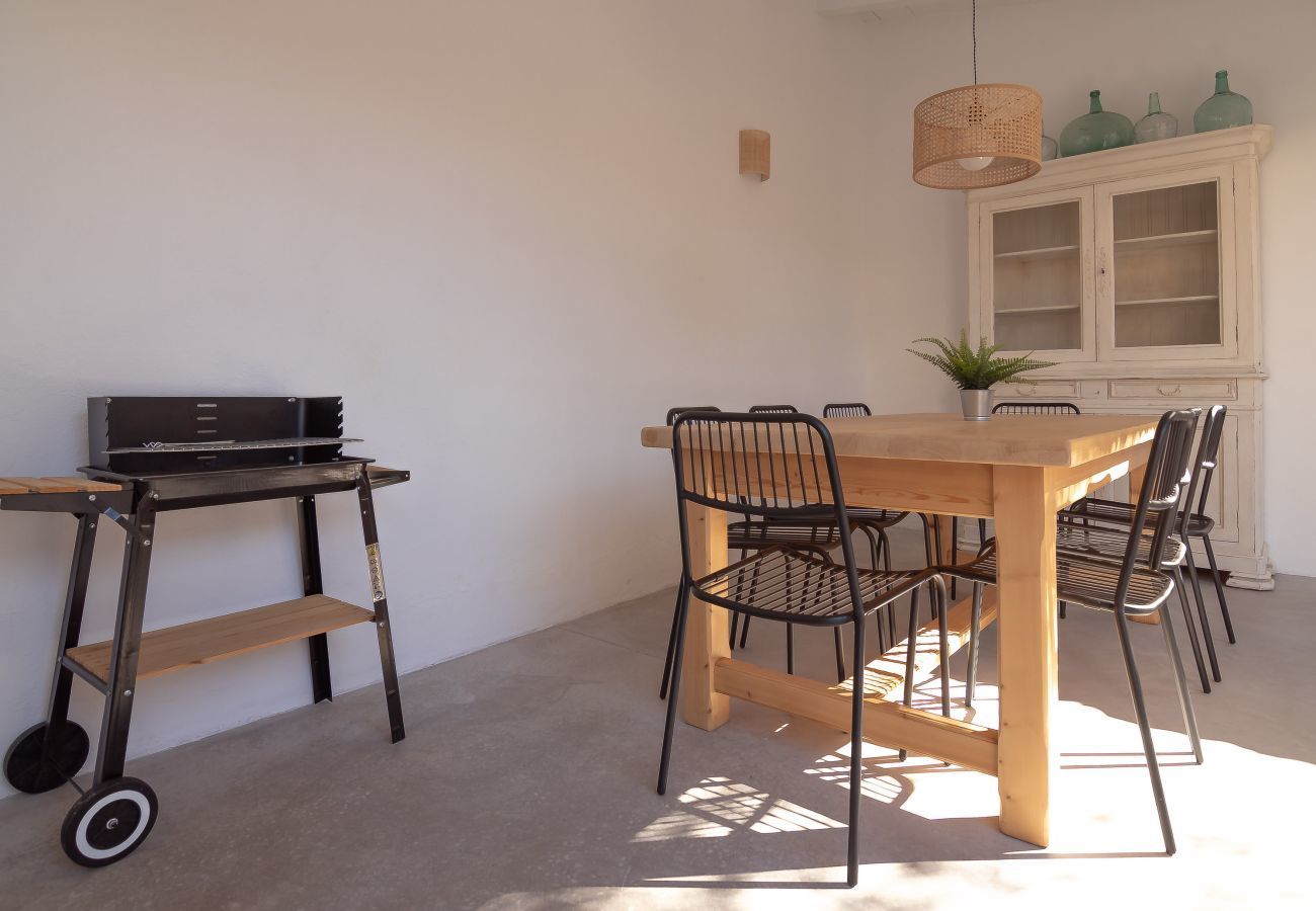 maison de vacances, Majorque, barbecue, terrasse, piscine