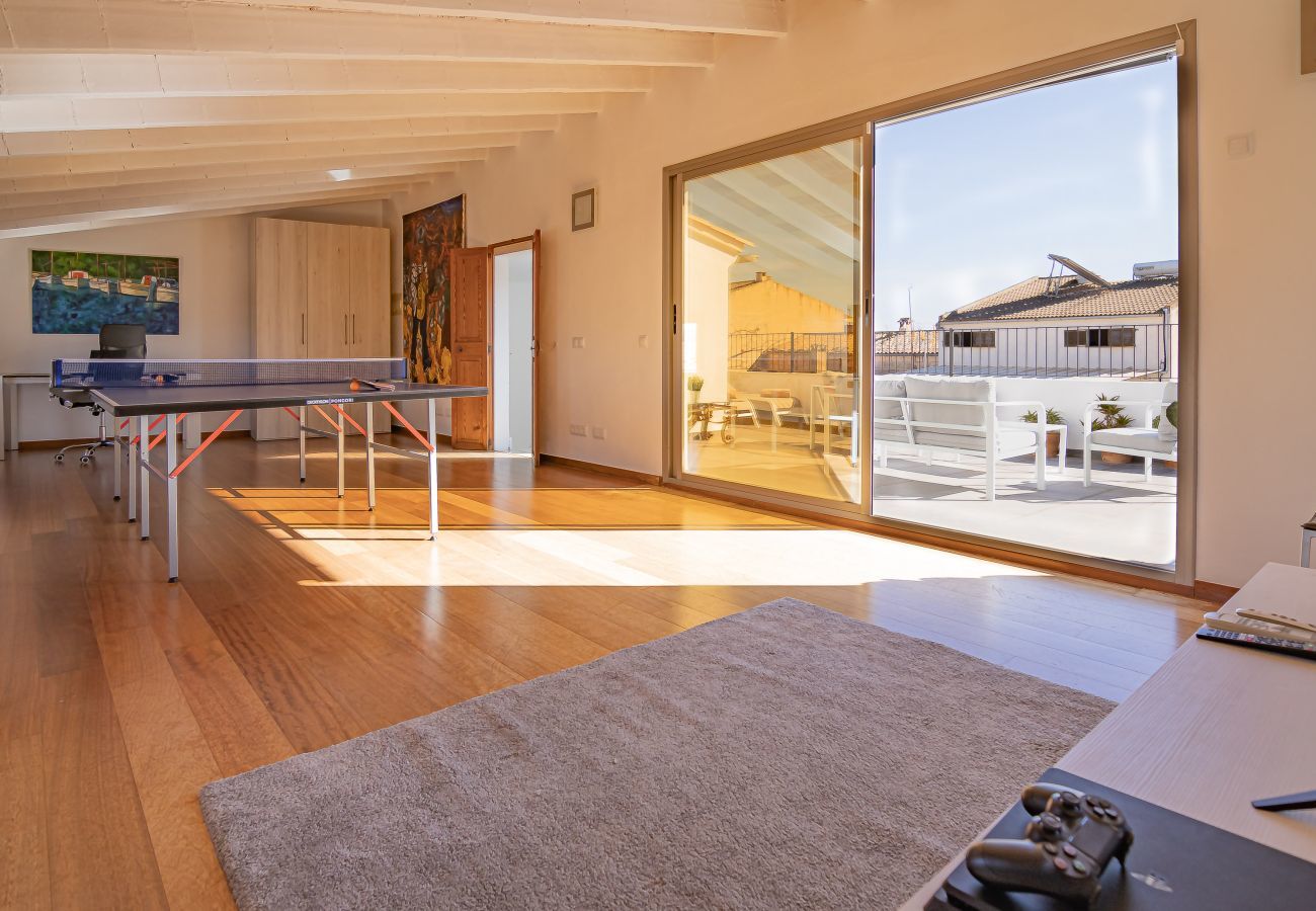 maison de vacances, terrasse, piscine, Majorque, Muro