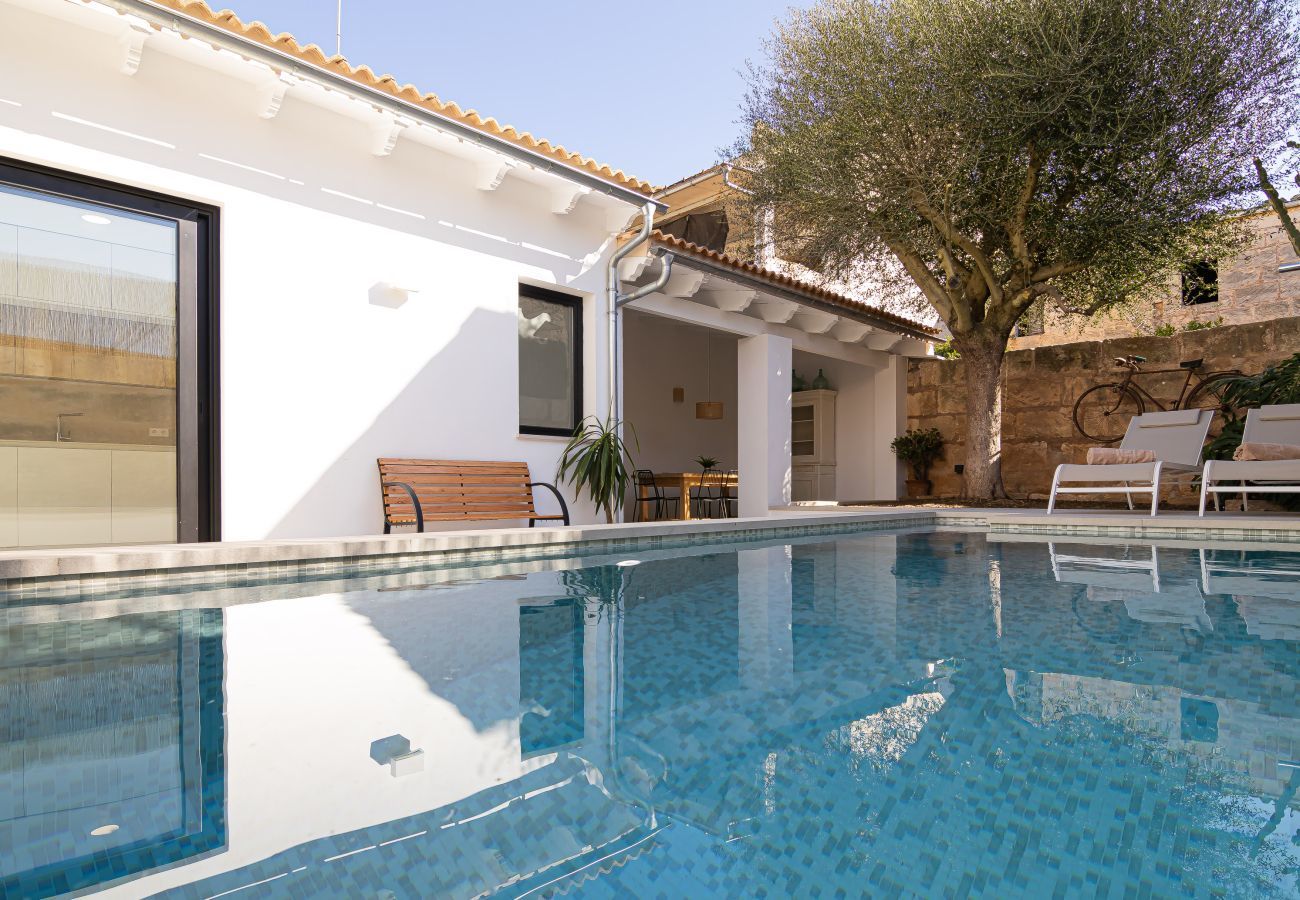 maison de village, Muro, Majorque, piscine, terrasse