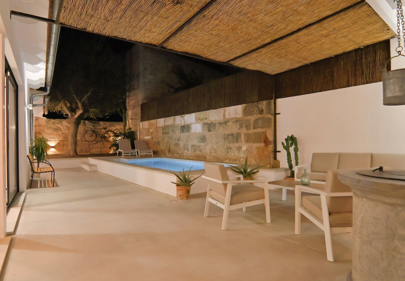 maison de vacances, terrasse, piscine, Majorque, Muro