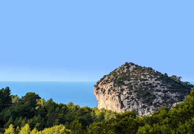 Rural house with pool for 8 people in Sant Josep de sa Talaia, Ibiza. 4 bedrooms, bathroom, terrace, barbecue, fireplace, iron, internet access (wifi), hairdryer, AC only in lounge, private pool