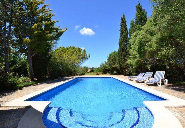 5 double bedrooms, 3 bathrooms, Wifi-Internet, air conditioning, Nice garden with pool and barbecue.