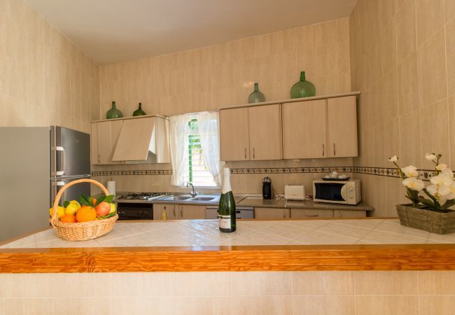 Townhouse with pool for 6 people in Ariany, Mallorca. 3 DBR, 3 BR, air conditioning, free wifi, pool terrace with barbecue area