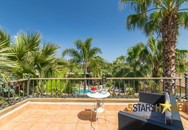 Villa with pool for 8 adults + children in Inca, Mallorca 4 double bedrooms, 3 bathrooms, free Wifi, air conditioning, large pool and large garden area.