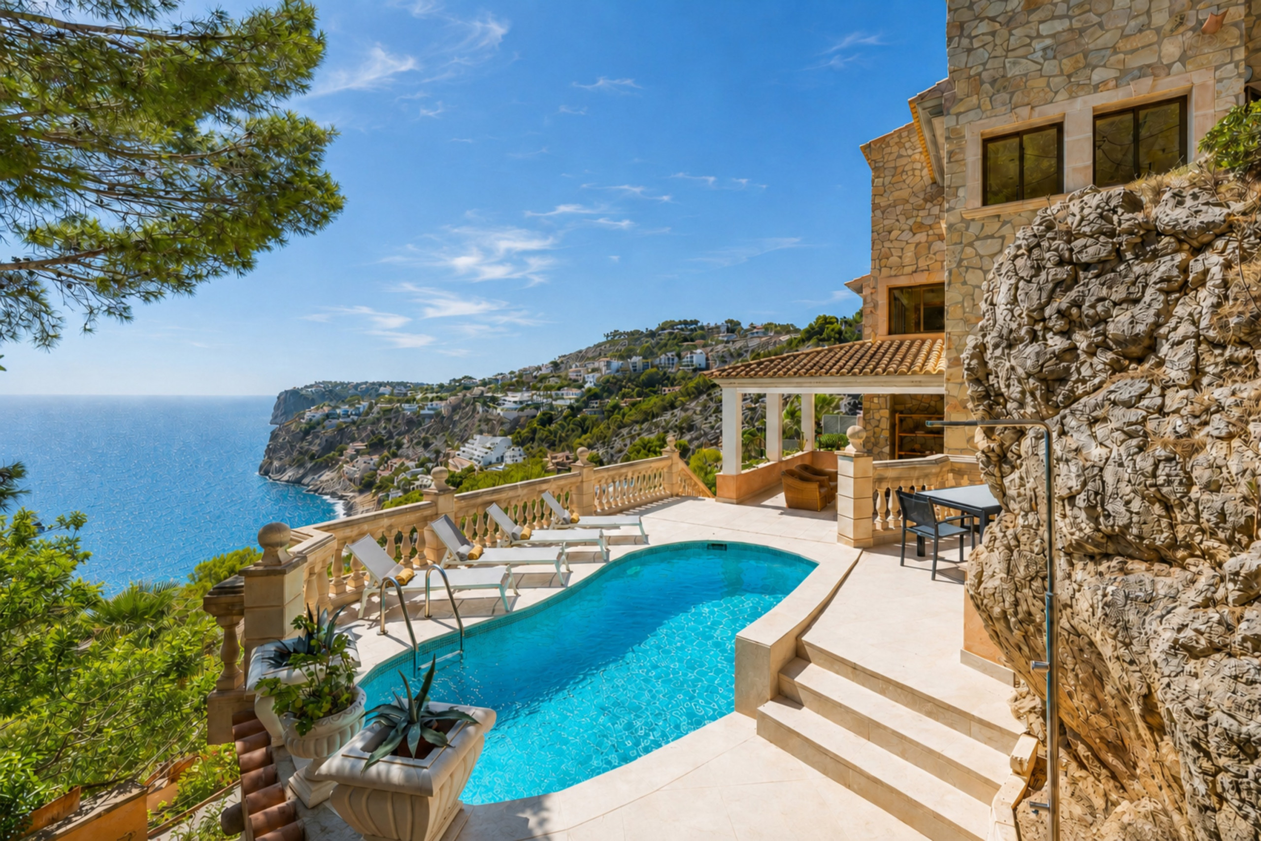 Villa/Dettached house in Port d' Andratx - Llamp Sea View, Villa 5StarsHome Mallorca