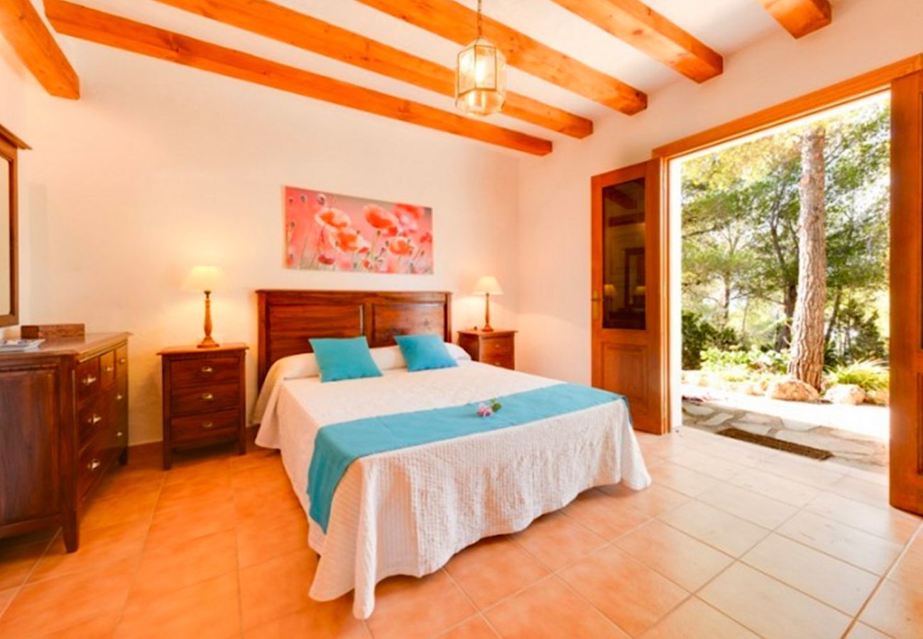 4 bedrooms, bathroom, terrace, barbecue, fireplace, iron, internet access (wifi), hairdryer, AC only in lounge, private pool